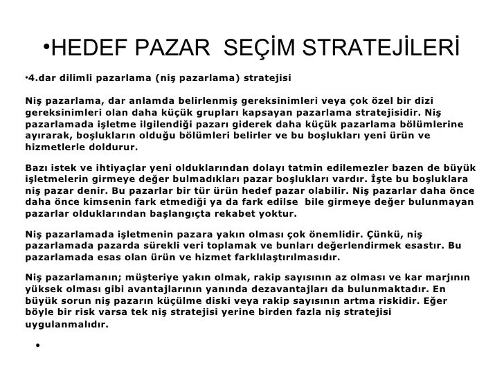 Hedef pazar nasıl değerlendirilir Hedef pazar nasıl değerlendirilir